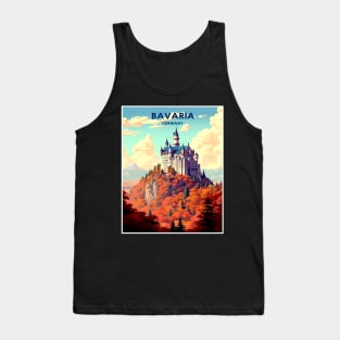 Castle Bavaria - Germany Travel and Tourism Print Tank Top